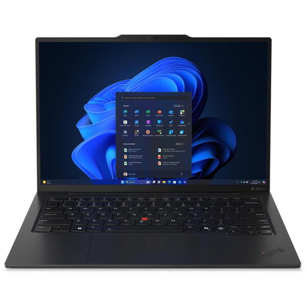 Laptop Lenovo ThinkPad X1 Carbon Gen 13 Procesor Intel® Core™ Ultra 7 258V (12M Cache, up to 4.80 GHz) 14" WUXGA IPS Touch, 32GB LPDDR5X, 2TB SSD, 5G, Intel® Arc 140V Graphics, Win 11 Pro, Negru