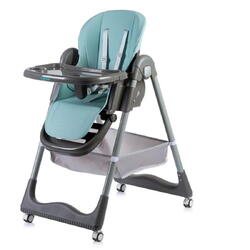 Scaun de masa cu inaltime reglabila, spatar ajustabil in 4 pozitii, pliabil, blue, U-Grow