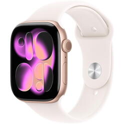 Apple AW S11 46 Cel RoseG Alum LBlush Band S/M