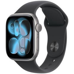 AW S11 42 GPS SpaceG Alum Black Band M/L