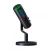Microfon Gaming de birou Serioux SRXM-MIC-SU8,  iluminare RGB, potrivit pentru gaming & streaming, negru