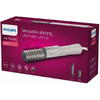 Perie Philips Seria 7000 BHA710/00, 1000W, ingrijire cu ioni, 2 accesorii, setare temperatura de ingrijire si aer rece, peri naturali, invelis ceramic din turmalina, Alb/crem