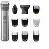 Aparat de tuns multifunctional 11 in 1 PHILIPS Multigroom Series 5000 MG5930/15, acumulator, autonomie 120 min, Gri antracit