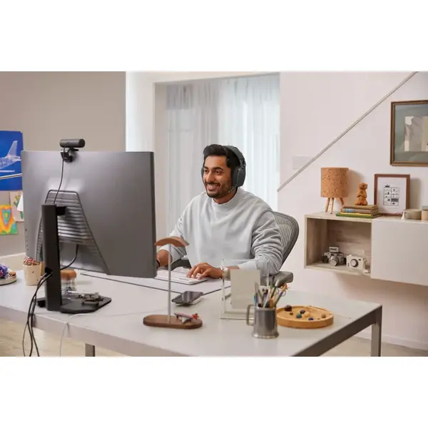 Casti Over the Ear Logitech 981-001199, fara fir, bluetooth, microfon, negru