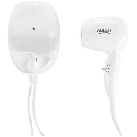 Usacator de par Adler AD 2252, 1600W, pentru hotel si piscina, montare pe perete, 2 trepte, 2 viteze, alb
