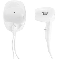 Usacator de par Adler AD 2252, 1600W, pentru hotel si piscina, montare pe perete, 2 trepte, 2 viteze, alb