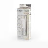 Trimmer pentru sprancene Adler AD 2934w, pieptene de ghidaj dublu, perie, baterii, alb