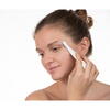 Trimmer pentru sprancene Adler AD 2934w, pieptene de ghidaj dublu, perie, baterii, alb
