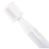 Trimmer pentru sprancene Adler AD 2934w, pieptene de ghidaj dublu, perie, baterii, alb