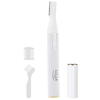 Trimmer pentru sprancene Adler AD 2934w, pieptene de ghidaj dublu, perie, baterii, alb