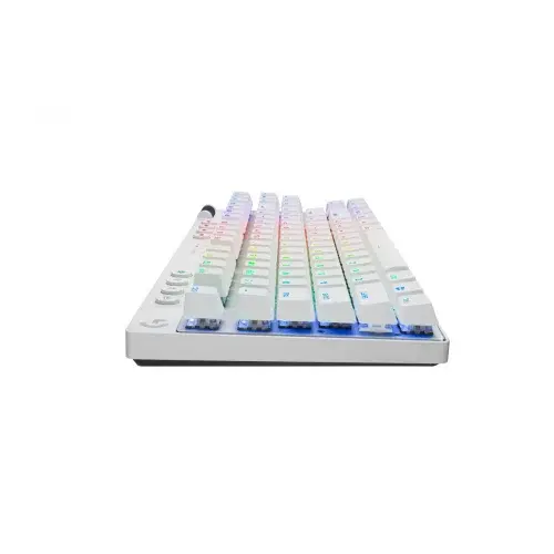 Tastatura Logitech G PRO X TKL Tactile, RGB LED, USB Wireless/Bluetooth, Layout US, White