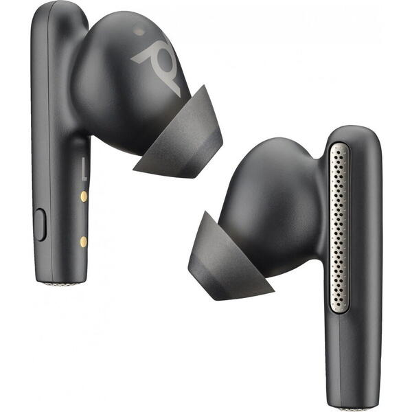 Casti HP Poly Voyager Free 60 UC M Carbon Black Earbuds +BT700 USB-A Adapter +Basic Charge Case