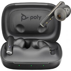 Casti HP Poly Voyager Free 60 UC M Carbon Black Earbuds +BT700 USB-A Adapter +Basic Charge Case
