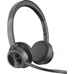 Casti HP Poly Voyager 4320-M Microsoft Teams Certified Headset +BT700 dongle +Charging Stand