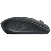 Mouse wireless Logitech MX Anywhere 3S, 2.4GHz&Bluetooth, Silent, Scroll MagSpeed, Multidevice, USB-C, Negru Grafit