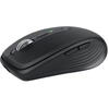 Mouse wireless Logitech MX Anywhere 3S, 2.4GHz&Bluetooth, Silent, Scroll MagSpeed, Multidevice, USB-C, Negru Grafit