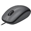 Mouse Logitech M100, optic, interfata USB, rezolutie 1000 DPI, negru