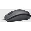 Mouse Logitech M100, optic, interfata USB, rezolutie 1000 DPI, negru