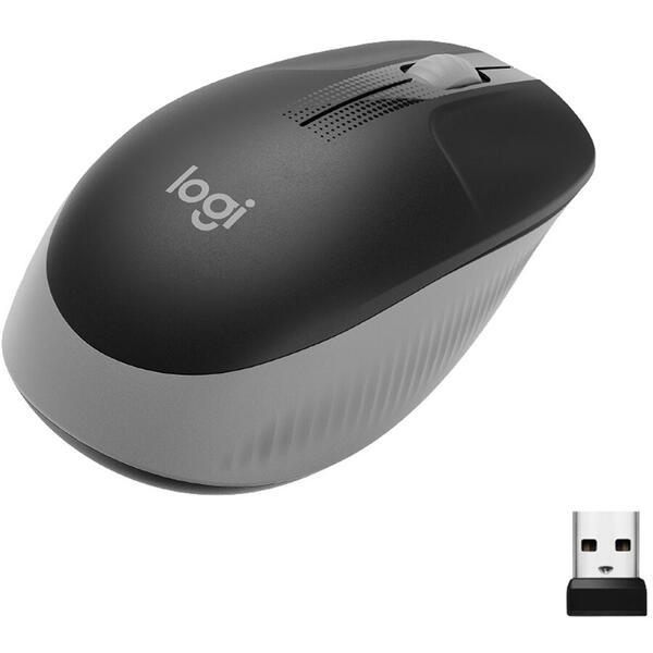 MOUSE USB OPTICAL WRL M190/GREY 910-005906 LOGITECH