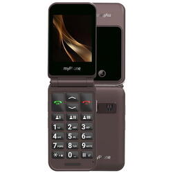 Telefon mobil MyPhone Harmony LTE Colectia Praline, 2.8 inch, 4G LTE, Unisoc T107, Nano SIM, 48MB RAM, 128 MB, Maro