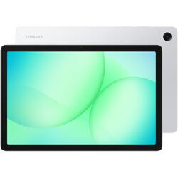 Tableta Samsung Galaxy Tab A11+ X236, Procesor MediaTek Dimensity 7300 Octa-Core, Ecran TFT 11", 8GB RAM, 256GB Flash, 8MP, Wi-Fi, Bluetooth, GPS, 5G, Android, Argintiu