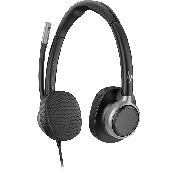 Casti HP Poly Mission 625 Stereo USB Wired Headset