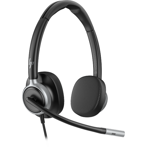 Casti HP Poly Mission 625 Stereo USB Wired Headset