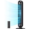 Ventilator Turn DREO Nomad DR-HTF014, 8 viteze, 4 functii, 92cm, oscilatie 90°, HyperSilent 25dB, telecomanda, negru