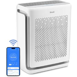 Purificator de aer Smart Levoit Vital 200S Pro Wi-Fi, Filtru True HEPA, Acoperire până la 46 m², Senzor Calitate Aer, Compatibil Alexa & Google Home, Alb