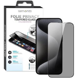 Lemontti Folie Sticla Privacy Full Fit Samsung Galaxy S24 Ultra Negru