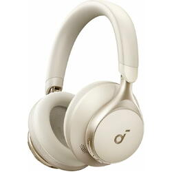 Casti wireless Over-Ear Anker Soundcore Space One, Adaptive ANC, LDAC Hi-Res, Bluetooth 5.3, Alb