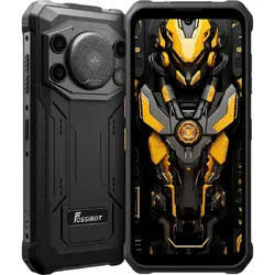 Telefon rugged Fossibot F110L, 4G, Dual SIM, 6.75-inch, T615, 4GB RAM, 128GB, NFC, Difuzor Puternic 128dB, Android 15, Negru