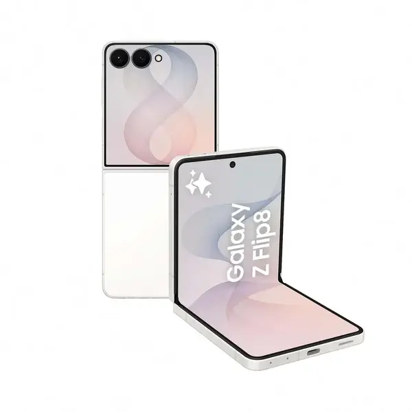 Telefon Mobil Samsung Galaxy Z Flip8, Procesor Exynos 2600, Ecran Foldable Dynamic LTPO AMOLED 2X, 12GB RAM, 512GB Flash, Camera Duala 50 + 12 MP, 5G, Dual Sim, Android, Crem