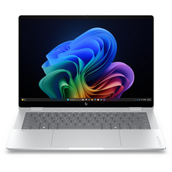 Laptop HP EliteBook X Flip G2i, Intel Core Ultra 5 325, 14 inch Touch, RAM 16GB, SSD 1TB, Intel Graphics, Windows 11 Pro, Argintiu, DG1C1ET