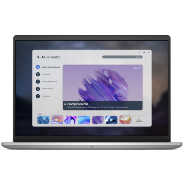 Laptop Dell Pro 14 Essential PV14255, AMD Ryzen AI 7 350, 14 inch, RAM 16GB, SSD 1TB, AMD Radeon 860M, Windows 11 Pro, Argintiu, PV14255_KRK_501