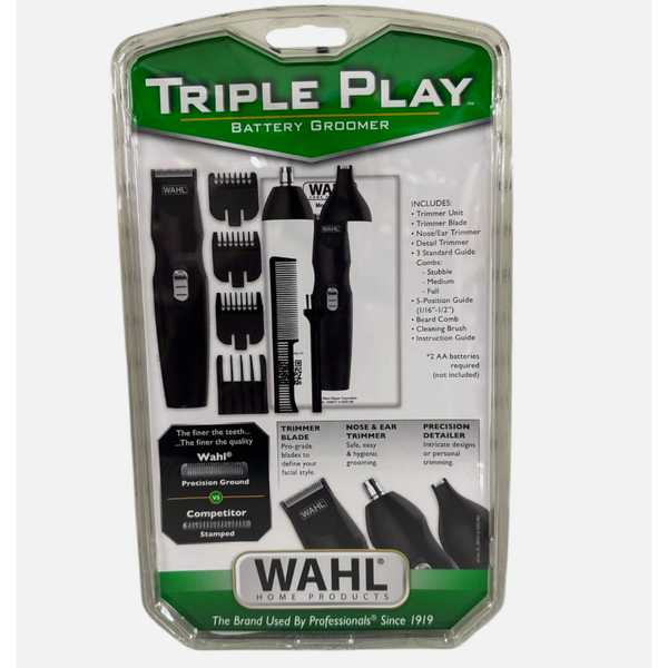Wahl Triple Play Battery Groomer