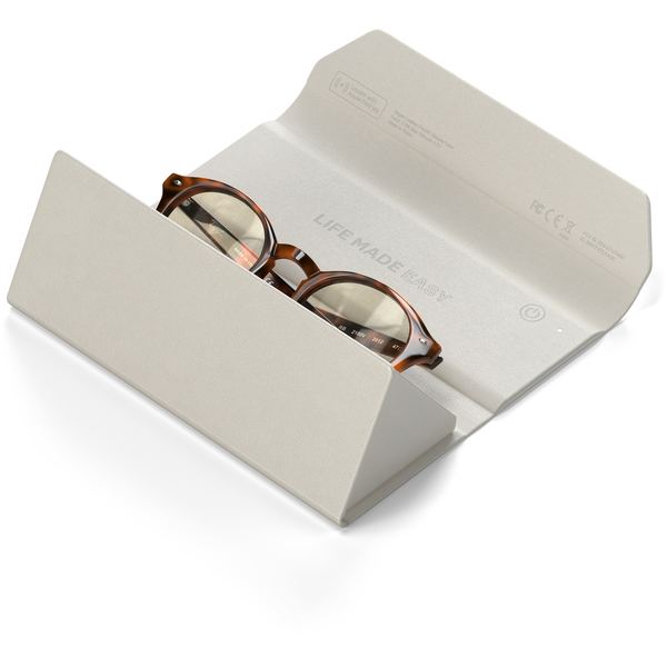 Satechi Vegan-Leather FindAll Glasses Case - Sand
