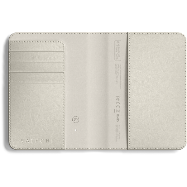 Satechi Vegan-Leather FindAll Passport Cover - Sand