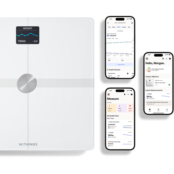 Withings Body Smart Advanced Body Composition Wi-Fi Scale - White