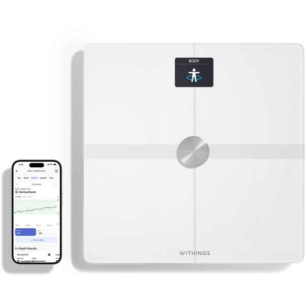Withings Body Smart Advanced Body Composition Wi-Fi Scale - White