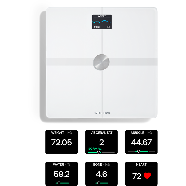 Withings Body Smart Advanced Body Composition Wi-Fi Scale - White