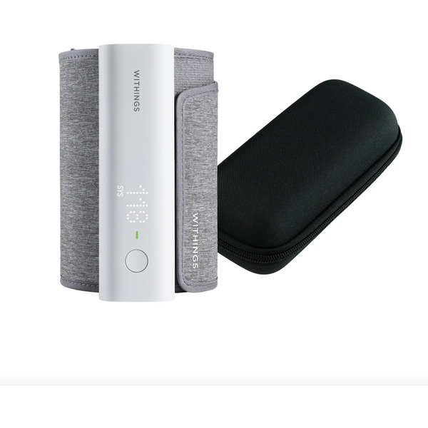 Withings Bundle Blood Pressure Monitor Connect w Wifi sync (including Travel case for BPM Connect)