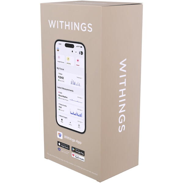 Withings Bundle Blood Pressure Monitor Connect w Wifi sync (including Travel case for BPM Connect)