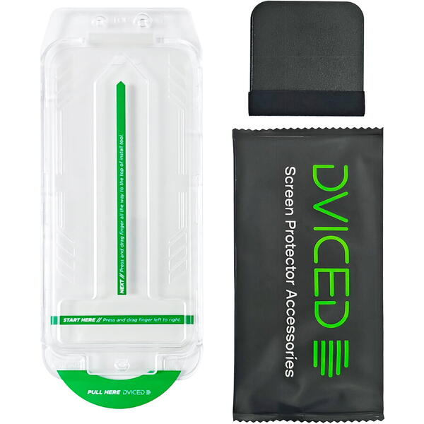 Dviced AntiHeat Tempered glass screen protector for iPhone 17 Pro Max with dust-free applicator