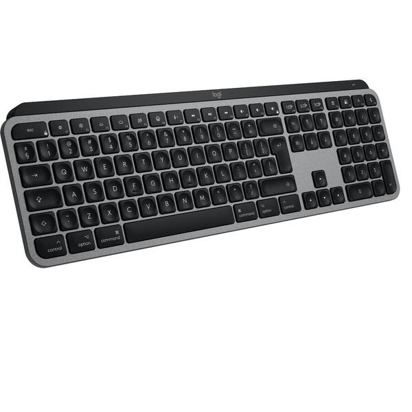 Logitech MX Keys S for Mac Compact Wireless Performance Keyboard - Grey - US/INT