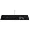 Satechi Slim LX3 Wired Keyboard - US English - Space Black