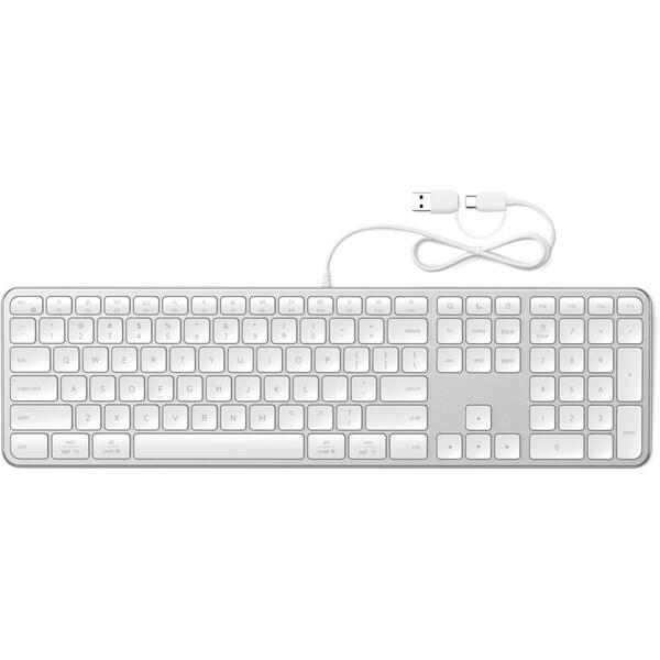 Satechi Slim LX3 Wired Keyboard - US English - Silver
