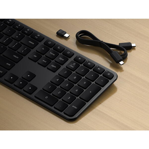Satechi Slim EX3 Wireless Keyboard - US English - Space Black