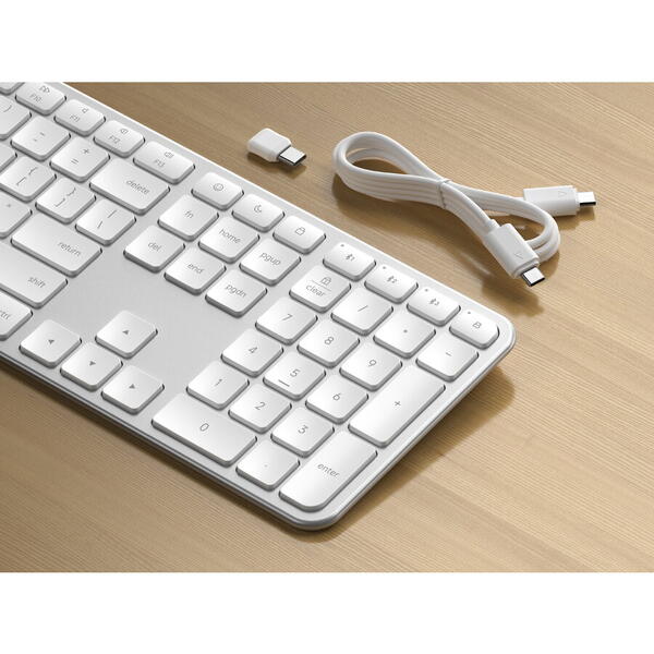 Satechi Slim EX3 Wireless Keyboard - US English - Silver