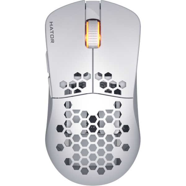 Mouse wireless Hator Stellar Pro, alb